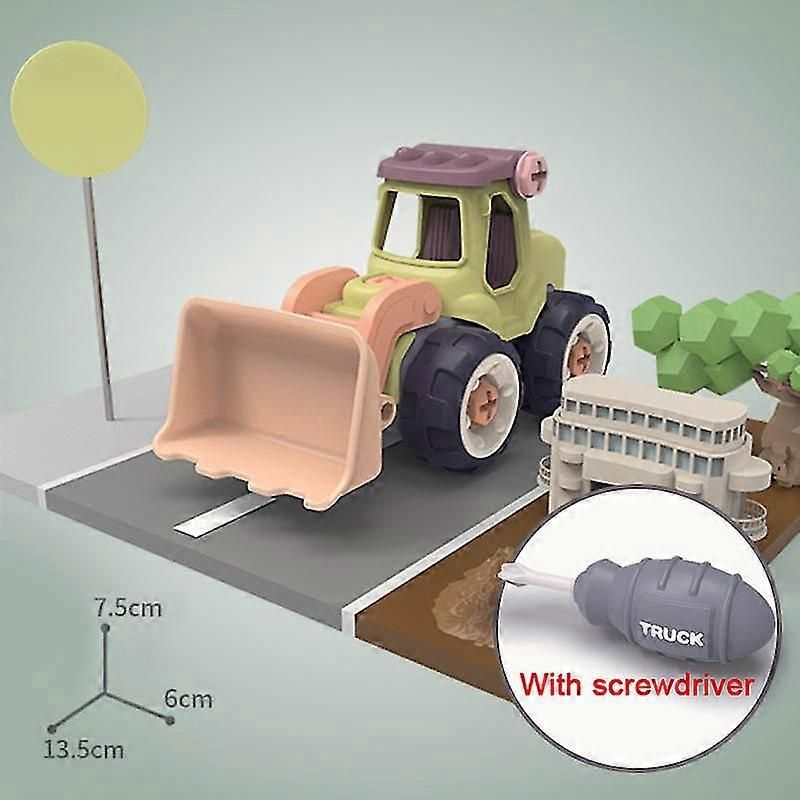 Enfants Miniature Camion Chargement Déchargement Plastique Bricolage Camion Jouet Assemblage Ingénierie Voiture Set Enfants Jouet éducatif pour garçon Cadeaux