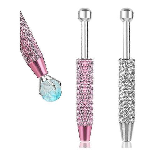 2pcs Persuitable Forated Ball Grabbing Tools, 4 Pinces À Mâchoires Pince Ic Chip Grabber Composants Électroniques Gem Pearl Gem Tweezers