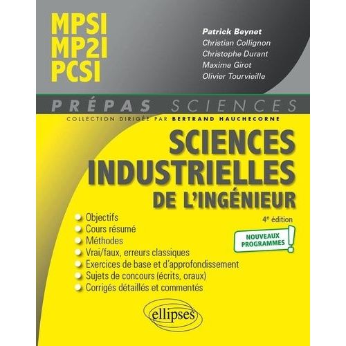 Sciences Industrielles De L'ingénieur Mpsi, Mp2i, Pcsi