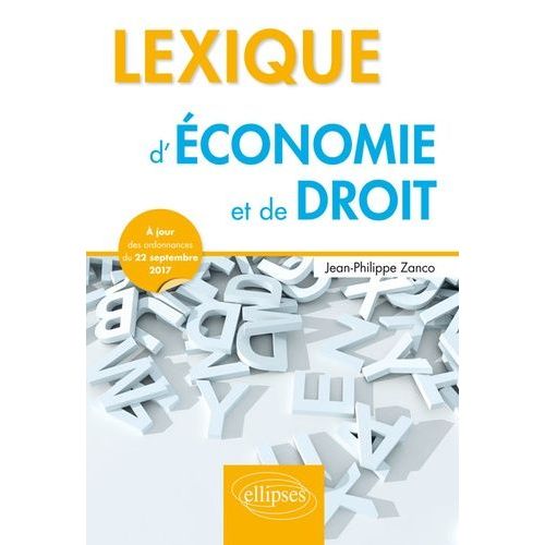 Lexique D'economie Et De Droit