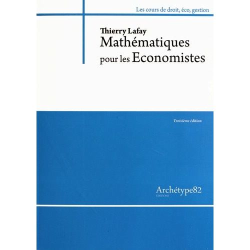 Mathématiques Pour Les Économistes L2