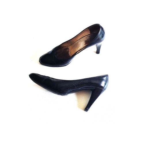 Escarpins Christian Dior Pointure 37 Noir Cuir