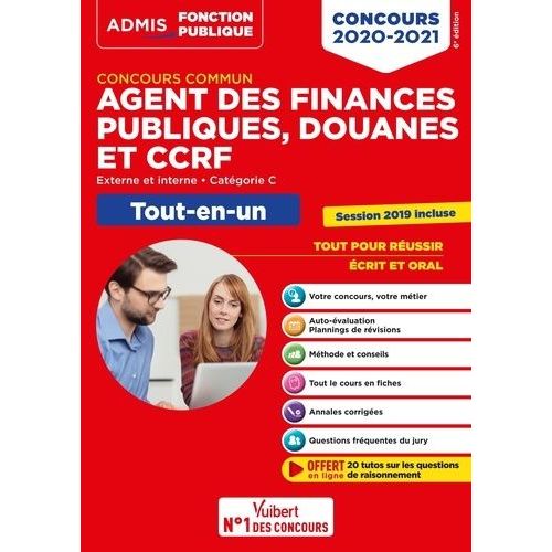 Concours Commun Agent Des Finances Publiques, Douanes Et Ccrf Externe, Interne, Catégorie C - Tout-En-Un