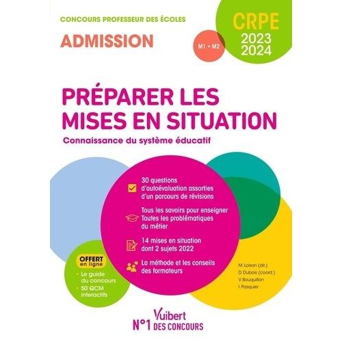 Préparer Les Mises En Situation M1 M2 - Connaissance Du Système Éducatif
