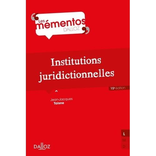 Institutions Juridictionnelles