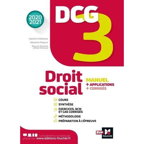 Dcg 3 Droit Social - Manuel Et Applications