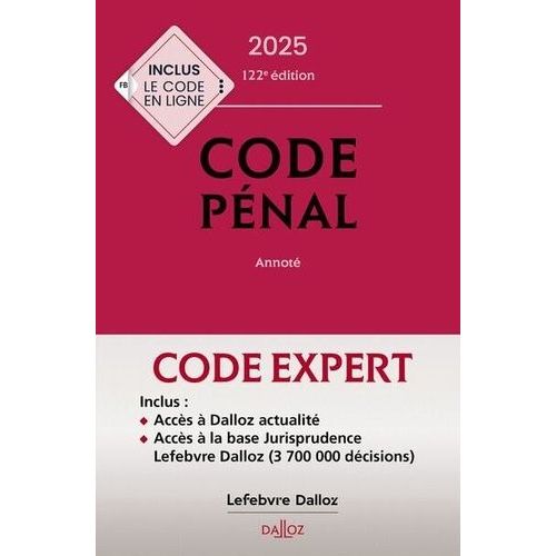 Code Pénal Et Code De Procédure Pénale - 2 Volumes