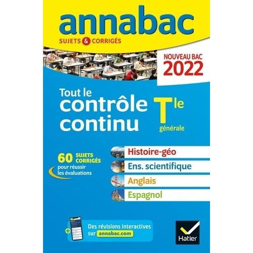 Tout Le Contrôle Continu Tle Générale - Sujets & Corrigés