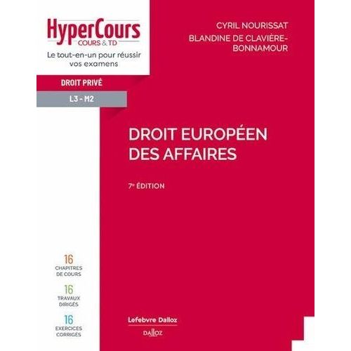 Droit Européen Des Affaires