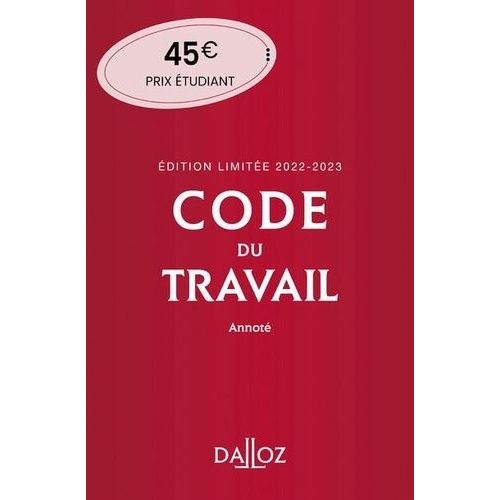 Code Du Travail - Annoté