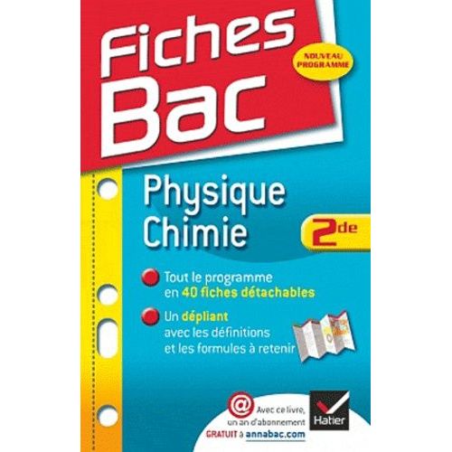 Physique-Chimie 2de