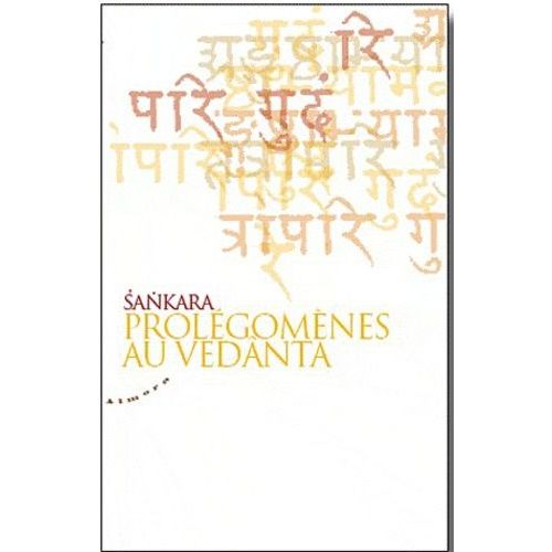 Sankara Prolégomènes Au Vedânta
