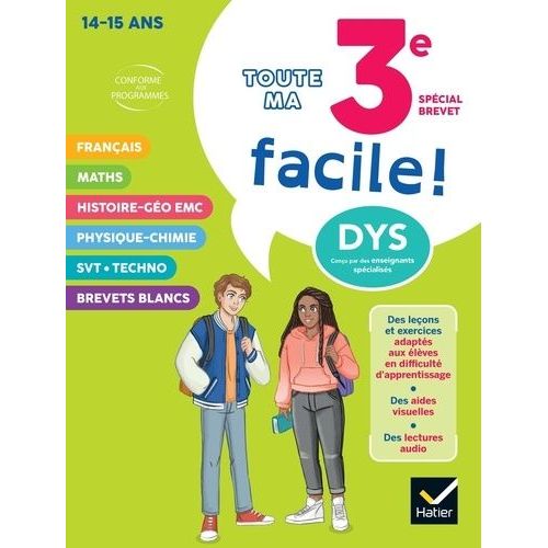 Toute Ma 3e Facile ! - Spécial Brevet