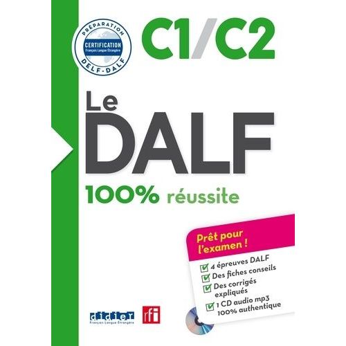 Le Dalf C1/C2 100% Réussite (1 Cd Audio Mp3)