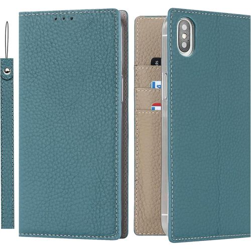 Gothicana By Empetui Coque Pour Iphone 13 [Housse En Cuir Véritable] [Rfid Blocage] [Emplacement Pour Carte] [Béquille], Etui À Rabat Etui Pochette Portefeuille Pour Iphone 13-Orange