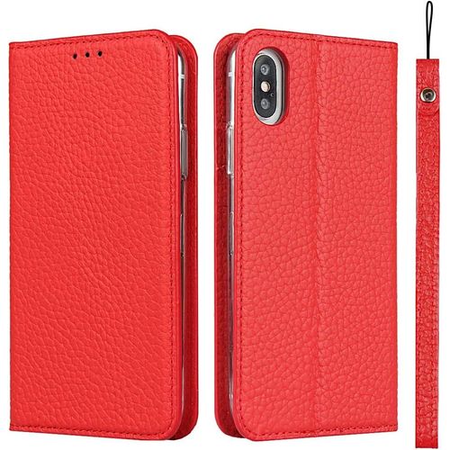 Gothicana By Empetui Coque Pour Iphone 13 [Housse En Cuir Véritable] [Rfid Blocage] [Emplacement Pour Carte] [Béquille], Etui À Rabat Etui Pochette Portefeuille Pour Iphone 13-Orange