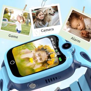 Montre GPS Enfant 4G Avec Appel Vidéo Et Mode Classe - IP68 étanche - Pour Filles Et Garçons De 4 à 12 Ans