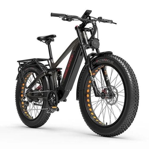 Vélo Électrique - Dukawey - Silvertip8 - Batterie 52v 20ah - Moteur 1000w - Fat Bike - Gris