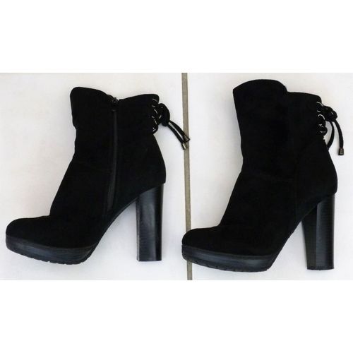 Bottines Femme Suédine T 37 Tbe