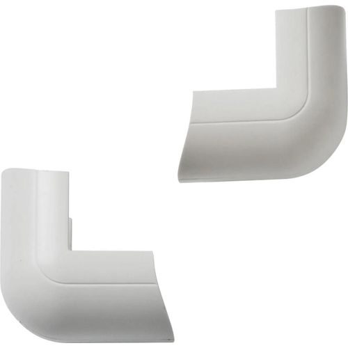 Cache câble D-Line Lot de 2 coudes externes pour Trunk 30/15