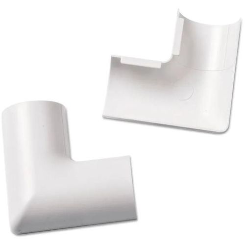 Cache câble D-Line Lot de 2 coudes droit pour Trunk 30/15