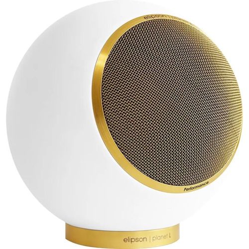 Enceinte bibliothèque Elipson Planet L Performance Blanc mat Gold