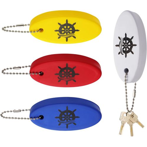 4pcs Bateau Porte-Clés Flottantes, Porte-Clés Flottant De Bateau En Mousse Pu Tube De Sauvetage Pêche Surf Voile Accessoires De Sports Nautiques En Plein Air Porte-Clés Flottant (4[Yun4140260]