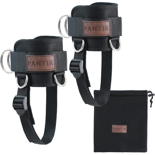Sangle Cheville Renforcée Pour Poulie De Fitness - Attache Sécurisée Machines De Musculation - Version Rembourrée - Jack Daniels