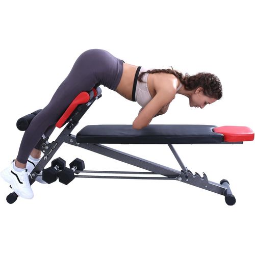 Finer Form Banc De Musculation Multifonctionnel - Banc De Musculation Réglable Pour Développé Couché, Extensions De Dos Et Redressements Assis. Utilisez-Le Comme Banc Assis, Déclin[Yun4140308]