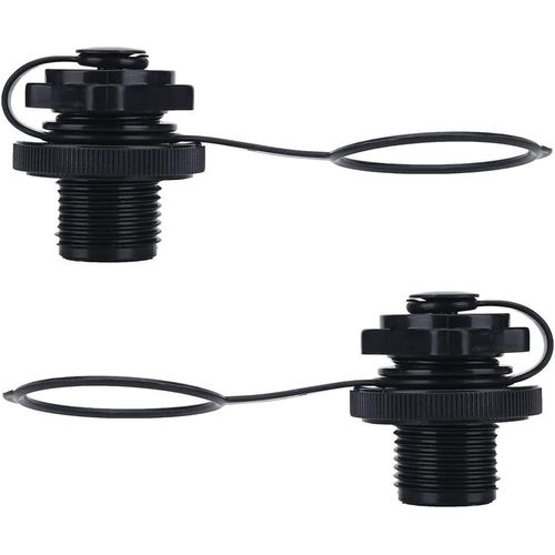2 Pcs Valve De Bateau Gonflable, Valve À Vis Universelle, Valves D'air Adaptateur De Soupape Bouchons, Pour Gonflable En Caoutchouc Canot Raft Piscine Piscine Bateau De Pêche[Yun4140564]