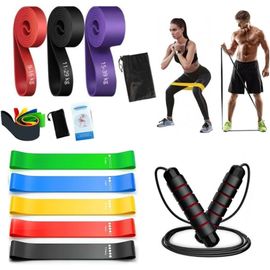 Voyxlibre - Elastique Musculation + Corde À Sauter - Musculation | Poids Musculation | Sport; Élastique Musculation[Yun4141122]