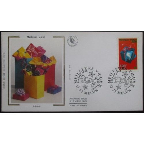 France Fdc Meilleurs Voeux 20-11-99 Melun