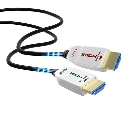Câble Hdmi À Fibre Optique 15M, Hdmi 2.0 4K 60Hz Uhd 18Gbps Dolby Vision Hdr Hdcp2.2 Arc Cec Ethernet Pour La Apple Tv/Xbox / Ps4 / Projecteur 4K / Cinéma Maison/Lecteur Blu-Ray[YIN4181786]