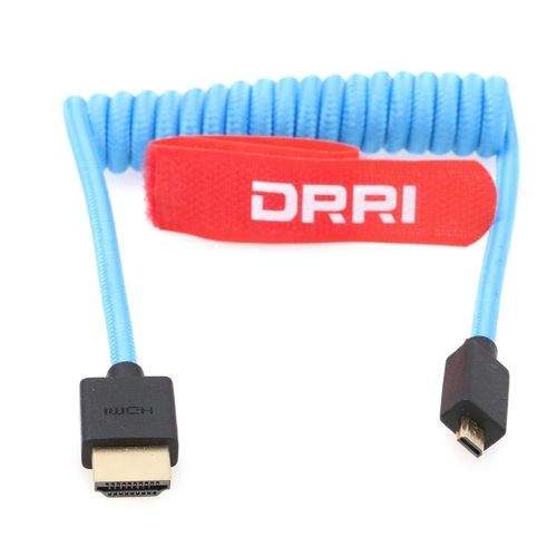 Câble Spiralé Tressé Haute Vitesse 8K Micro Hdmi Vers Hdmi 2.1 Pour Appareil Photo Sony F55 A6600 A7S A7S3 A74 Bmpcc4K Vers Atomos Ninja V[YIN4182458]