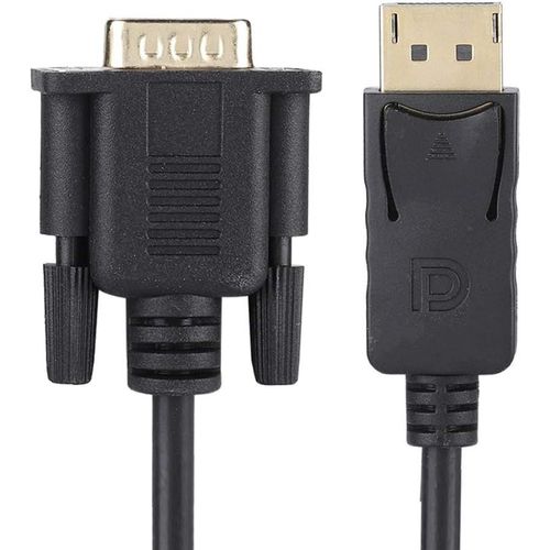 Câble Adaptateur Display Port Vers Vga, Convertisseur De Câble 1.8M Haute Définition 1080P Hd Dp Vers Vga Pour Ordinateur Portable, Pc, Moniteur, Projecteur[YIN4183415]