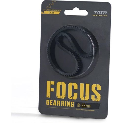 Tilta Bague D'Engrenage De Mise Au Point D'Objectif Sans Couture ¿81-83Mm Pour Tilta Mini Follow Focus Nucleus Nano Dslr, Rotation À 360° Focus Gear D'Objectif De Caméra Vidéo Ta-F[YIN4182678]