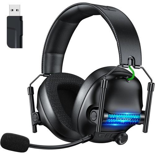 Fc400 Casque De Jeu Sans Fil Pour Pc, Ps5, Ps4 - Sans Perte 2,4 Ghz Et Bluetooth - Batterie 50 Heures, Pilotes 50 Mm, Pour Mac, Nintendo Switch, Lumières Rvb Sympas, Audio Spatial [Yin4183345]
