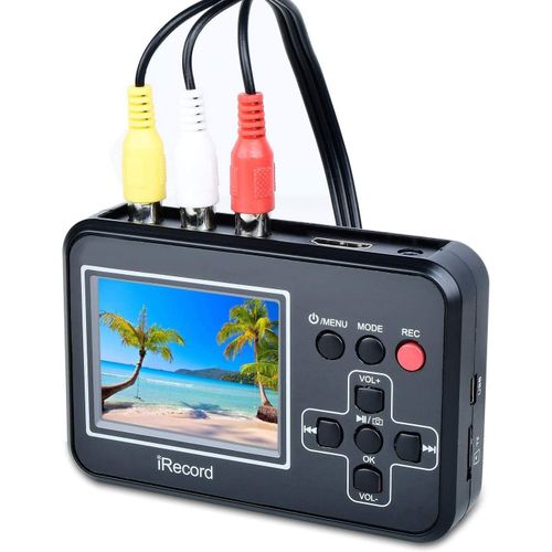 Digital Convertisseur Vhs Cassettes Vers Numérique Capturez Vidéo De Vhs/Cassettes, Hi8 Camcorder Dvd Dvr Tvbox Gaming Numérisez Des Bandes Vidéos Sur La Carte Micro Sd Depuis Le M[YIN4183358]