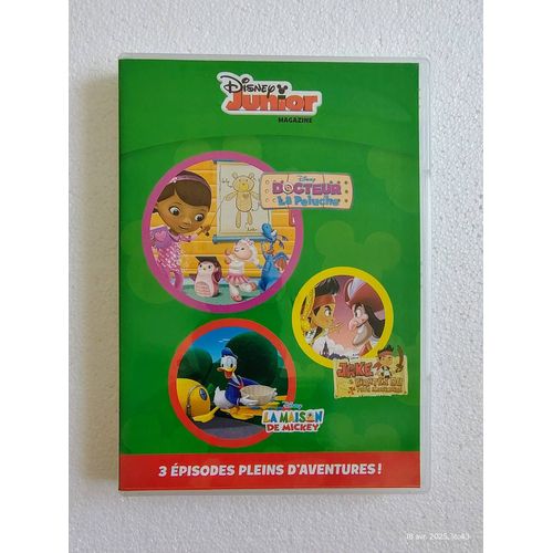 Disney Junior Magazine 3 Dessin Animé. La Maison De Mickey/Docteur La Peluche/ Jake Et Les Pirates Du Pays Imaginaire