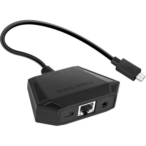 Adaptateur Ethernet Micro Usb,Adaptateur Micro Usb 2.0 Vers Rj45 Ethernet Avec Prise Audio 3,5 Mm,Transfert Rapide À 100 Mbps/Soutien À Plusieurs Système Pour Appareils F-Ire Tv St[YIN4182530]