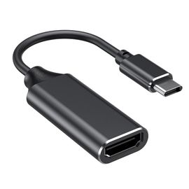 Adaptateur Usb Type C À Hdmi 4K (Thunderbolt 3 Compatible) Avec Sortie Audio Vidéo Pour Macbook Pro 2018/2017, Ipad Pro 2018, Samsung Note 9/S9, Huawei Mate 20 Etc (Black)[YIN4180658]