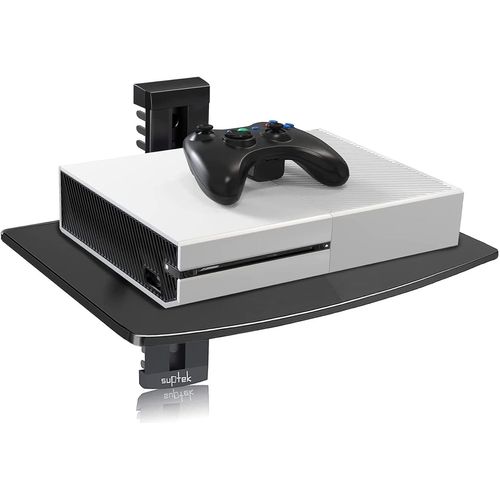 Flottantes Étagères Pour Lecteurs Dvd/Boîtes De Câble/Consoles De Jeux/Accessoires De Télévision Cs201, Noir[Yin4180372]