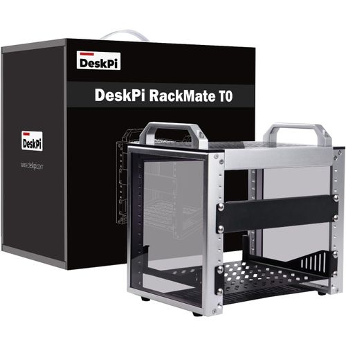 Armoire Serveur 4U, Rack Serveur De 25,4 Cm Pour Réseau, Serveurs, Équipements Audio Et Vidéo, Deskpi Rackmate T0 Rackmount Server Case[YIN4182059]