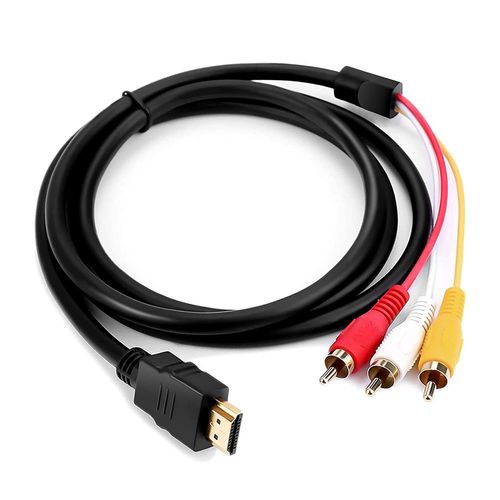 Câble Hdmi Vers 3Rca 1080P Hdmi Mâle Vers Rca 1,5 M Audio Vidéo Av Composants Adaptateur Convertisseur Câble Pour Hdtv Dvd[YIN4181658]
