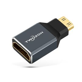 Adaptateur Mini Hdmi 8K 2.1 (1 Paquet), Adaptateur Mini Hdmi Mâle Vers Hdmi Femelle 8K@60Hz, 4K@120Hz, 2K@240Hz[YIN4181289]