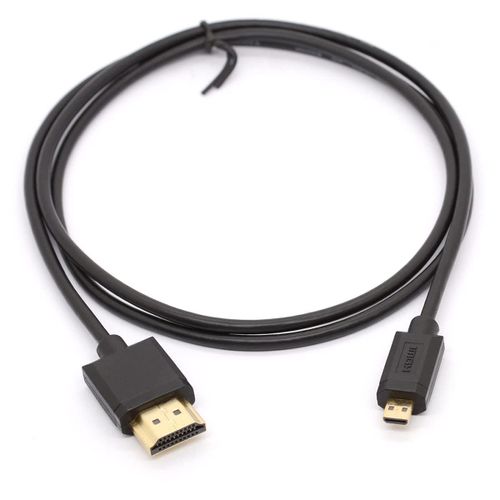 Câble Micro Hdmi Vers Hdmi, Hdmi Mâle Vers Micro Hdmi Mâle, Cordon Adaptateur Prise En Charge Ethernet 4K 3D Retour Audio Pour Smartphones, Tablettes, Appareils Photo, Raspberry Pi[YIN4181297]