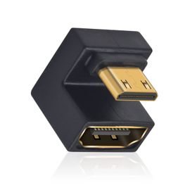 U Shape Adaptateur Mini Hdmi Vers Hdmi 8K, Up Angle Adaptateur Mini Hdmi Vers Hdmi Femelle Supportant 8K@60Hz,48Gbps,Caméra/Ordinateur Portable/Hdtv/Projecteur (1 Pack)[YIN4180889]