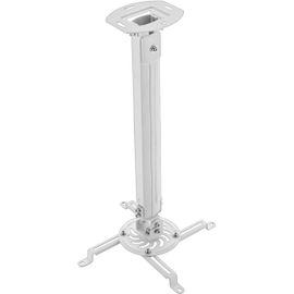 Support De Plafond Universel Pour Projecteur +- 15° D'Inclinaison - Rotation À 360° - Jusqu'À 13,5Kg - Hauteur Réglable De 545Mm À 900Mm - Blanc[YIN4186784]