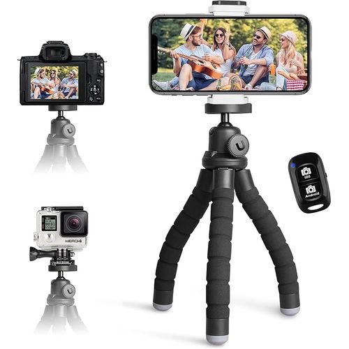 Trépied Pour Téléphone Portable, Mini Trépied Pour Smartphone Et Appareil Photo, Trépied Avec Télécommande Bluetooth[YIN4183720]