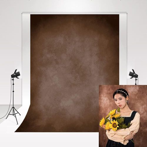Studio Toile De Fond Marron 1.5X2.2M/5X7Ft Classique Chocolat Fond Photographique Mariage Photographie Accessoires Cérémonie Photographie Texture Abstraite Photo Booth Props[YIN4184564]